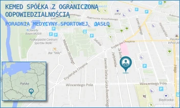 PORADNIA MEDYCYNY SPORTOWEJ - KEMED SPÓŁKA Z OGRANICZONĄ ODPOWIEDZIALNOŚCIĄ - ZA BURSĄ  5,  JASŁO