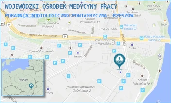 PORADNIA AUDIOLOGICZNO-FONIATRYCZNA - WOJEWÓDZKI OŚRODEK MEDYCYNY PRACY - UL. HETMAŃSKA 120,  RZESZÓW