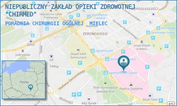 PORADNIA CHIRURGII OGÓLNEJ - NIEPUBLICZNY ZAKŁAD OPIEKI ZDROWOTNEJ "CHIRMED" - UL. ŻEROMSKIEGO 22,  MIELEC