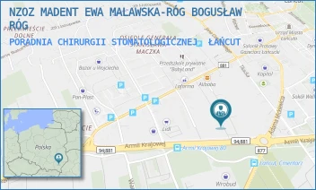 PORADNIA CHIRURGII STOMATOLOGICZNEJ - NZOZ MADENT EWA MALAWSKA-RÓG BOGUSŁAW RÓG - UL. JÓZEFA PIŁSUDSKIEGO 29E,  ŁAŃCUT