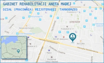 DZIAŁ (PRACOWNIA) FIZJOTERAPII - GABINET REHABILITACJI ANETA MADEJ - UL. HENRYKA SIENKIEWICZA 63/41A,  TARNOBRZEG