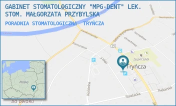 PORADNIA STOMATOLOGICZNA - GABINET STOMATOLOGICZNY "MPG-DENT" LEK. STOM. MAŁGORZATA PRZYBYLSKA - UL. TRYŃCZA 127,  TRYŃCZA