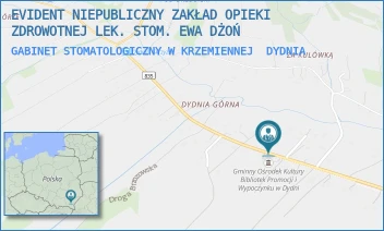 GABINET STOMATOLOGICZNY W KRZEMIENNEJ - EVIDENT NZOZ LEK. STOM. EWA DŻOŃ GABINET STOMATOLOGICZNY - KRZEMIENNA 86,  DYDNIA
