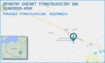 PORADNIA STOMATOLOGICZNA - PRYWATNY GABINET STOMATOLOGICZNY EWA SŁAWIŃSKA-KRUK - UL. WARSZAWSKA 13,  WIĄZOWNICA