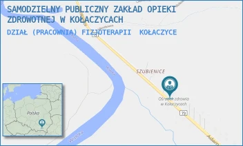 DZIAŁ (PRACOWNIA) FIZJOTERAPII - SAMODZIELNY PUBLICZNY ZAKŁAD OPIEKI ZDROWOTNEJ W KOŁACZYCACH - UL. ADAMA MICKIEWICZA 90,  KOŁACZYCE