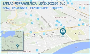 DZIAŁ (PRACOWNIA) FIZJOTERAPII - ZAKŁAD USPRAWNIANIA LECZNICZEGO S.C. - UL. GRUNWALDZKA 99,  PRZEMYŚL