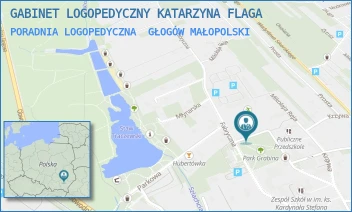 PORADNIA LOGOPEDYCZNA - GABINET LOGOPEDYCZNY KATARZYNA FLAGA - UL. KARDYNAŁA WYSZYŃSKIEGO 12/17,  GŁOGÓW MAŁOPOLSKI