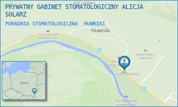 PORADNIA STOMATOLOGICZNA - PRYWATNY GABINET STOMATOLOGICZNY ALICJA SOLARZ - UL. HUWNIKI 1D,  HUWNIKI