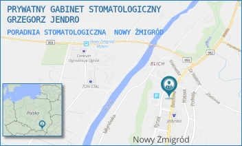 PORADNIA STOMATOLOGICZNA - PRYWATNY GABINET STOMATOLOGICZNY GRZEGORZ JENDRO - UL. BASZTOWA 1,  NOWY ŻMIGRÓD