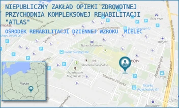 OŚRODEK REHABILITACJI DZIENNEJ WZROKU - NIEPUBLICZNY ZAKŁAD OPIEKI ZDROWOTNEJ PRZYCHODNIA KOMPLEKSOWEJ REHABILITACJI "ATLAS" - UL. TAŃSKIEGO 2,  MIELEC