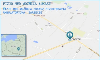 FIZJO-MED WOŹNICA ŁUKASZ FIZJOTERAPIA AMBULATORYJNA - FIZJO-MED WOŹNICA ŁUKASZ - UL. ADAMA MICKIEWICZA 46,  ZARZECZE