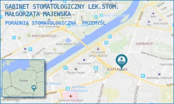 PORADNIA STOMATOLOGICZNA - GABINET STOMATOLOGICZNY LEK.STOM. MAŁGORZATA MAJEWSKA - UL. BOHATERÓW GETTA 1,  PRZEMYŚL