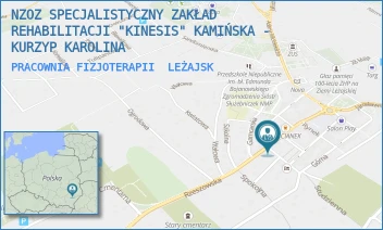 PRACOWNIA FIZJOTERAPII - NZOZ SPECJALISTYCZNY ZAKŁAD REHABILITACJI "KINESIS" KAMIŃSKA - KURZYP KAROLINA - UL. RZESZOWSKA 21,  LEŻAJSK