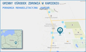 PORADNIA REHABILITACYJNA - GMINNY OŚRODEK ZDROWIA W KAMIENIU - UL. NOWY KAMIEŃ 20,  KAMIEŃ