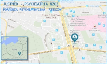 PORADNIA PSYCHIATRYCZNA - JUSTMED - PSYCHIATRIA NZOZ - UL. LITEWSKA 4/7,  RZESZÓW