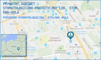 PORADNIA STOMATOLOGICZNA - PRYWATNY GABINET STOMATOLOGICZNO-PROTETYCZNY LEK. STOM. EWA GOLA - UL. AL. JANA PAWŁA II 13,  STALOWA WOLA