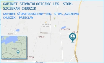 GABINET STOMATOLOGICZNY LEK. STOM. SZCZEPAN CHUDZIK - GABINET STOMATOLOGICZNY LEK. STOM. SZCZEPAN CHUDZIK - UL. KILIŃSKIEGO 29,  PRZECŁAW
