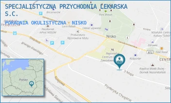 PORADNIA OKULISTYCZNA - SPECJALISTYCZNA PRZYCHODNIA LEKARSKA S.C. - UL. 3 MAJA 32A,  NISKO