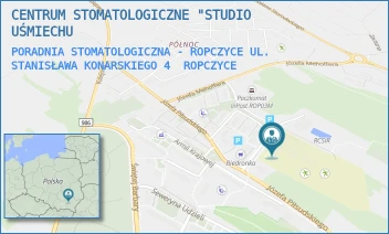 PORADNIA STOMATOLOGICZNA - ROPCZYCE UL. STANISŁAWA KONARSKIEGO 4 - CENTRUM STOMATOLOGICZNE "STUDIO UŚMIECHU - UL. STANISŁAWA KONARSKIEGO 4,  ROPCZYCE