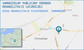 DZIAŁ REHABILITACJI FIZJOTERAPIA - SAMODZIELNY PUBLICZNY OŚRODEK REHABILITACJI LECZNICZEJ - UL. TARGOWA 4,  TARNOBRZEG
