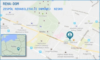 ZESPÓŁ REHABILITACJI DOMOWEJ - REHA-DOM - PL. WOLNOŚCI 1,  NISKO