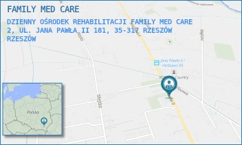 DZIENNY OŚRODEK REHABILITACJI FAMILY MED CARE 2, UL. JANA PAWŁA II 181, 35-317 RZESZÓW - FAMILY MED CARE - JANA PAWŁA II 181,  RZESZÓW