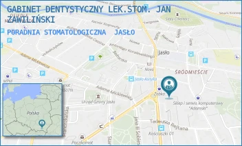 PORADNIA STOMATOLOGICZNA - GABINET DENTYSTYCZNY LEK.STOM. JAN ZAWILIŃSKI - KOŚCIUSZKI 15,  JASŁO