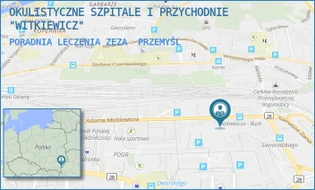 PORADNIA LECZENIA ZEZA - OKULISTYCZNE SZPITALE I PRZYCHODNIE "WITKIEWICZ" - UL. ADAMA MICKIEWICZA 38,  PRZEMYŚL