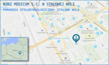 PORADNIA OTOLARYNGOLOGICZNA - NZOZ MEDICUM S.C. W STALOWEJ WOLI - UL. GENERAŁA LEOPOLDA OKULICKIEGO 38 A,  STALOWA WOLA