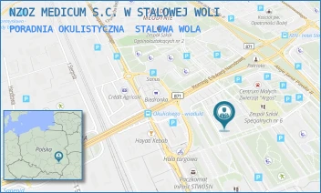 PORADNIA OKULISTYCZNA - NZOZ MEDICUM S.C. W STALOWEJ WOLI - UL. GENERAŁA LEOPOLDA OKULICKIEGO 38 A,  STALOWA WOLA
