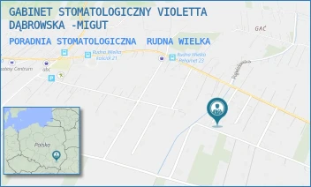 PORADNIA STOMATOLOGICZNA - GABINET STOMATOLOGICZNY VIOLETTA DĄBROWSKA -MIGUT - RUDNA WIELKA 20 S,  RUDNA WIELKA
