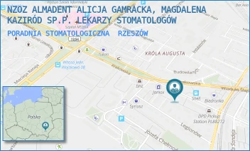 PORADNIA STOMATOLOGICZNA - NZOZ ALMADENT ALICJA GAMRACKA, MAGDALENA KAZIRÓD SP.P. LEKARZY STOMATOLOGÓW - SOLARZA 7,  RZESZÓW