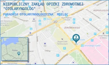 PORADNIA OTOLARYNGOLOGICZNA - NIEPUBLICZNY ZAKŁAD OPIEKI ZDROWOTNEJ "OTOLARYNGOLOG" - UL. ŻEROMSKIEGO 17,  MIELEC