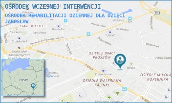 OŚRODEK REHABILITACJI DZIENNEJ DLA DZIECI - OŚRODEK WCZESNEJ INTERWENCJI - UL. 3 MAJA 39A,  JAROSŁAW