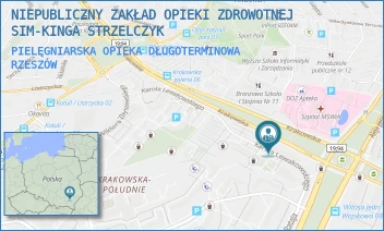 PIELĘGNIARSKA OPIEKA DŁUGOTERMINOWA - NIEPUBLICZNY ZAKŁAD OPIEKI ZDROWOTNEJ SIM-KINGA STRZELCZYK - LEWAKOWSKIEGO 10,  RZESZÓW
