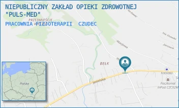 PRACOWNIA FIZJOTERAPII - NIEPUBLICZNY ZAKŁAD OPIEKI ZDROWOTNEJ "PULS-MED" - UL. JASIELSKA 40,  CZUDEC