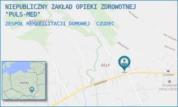ZESPÓŁ REHABILITACJI DOMOWEJ - NIEPUBLICZNY ZAKŁAD OPIEKI ZDROWOTNEJ "PULS-MED" - UL. JASIELSKA 40,  CZUDEC
