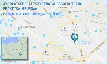 PORADNIA ALERGOLOGICZNA - ATOPIA SPECJALISTYCZNA ALERGOLOGICZNA PRAKTYKA GRUPOWA - UL. 3-GO MAJA 19/14-15,  PRZEMYŚL