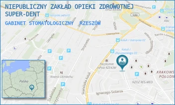 GABINET STOMATOLOGICZNY - NIEPUBLICZNY ZAKŁAD OPIEKI ZDROWOTNEJ SUPER-DENT - UL. WIKTORA ZBYSZEWSKIEGO 15/29,  RZESZÓW
