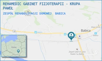 ZESPÓŁ REHABILITACJI DOMOWEJ - REHAMEDIC GABINET FIZJOTERAPII - KRUPA PAWEŁ - BABICA 99,  BABICA