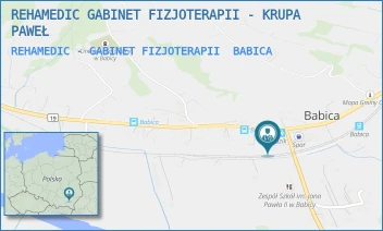 REHAMEDIC - GABINET FIZJOTERAPII - REHAMEDIC GABINET FIZJOTERAPII - KRUPA PAWEŁ - BABICA 99,  BABICA