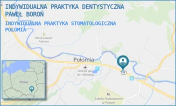 INDYWIDUALNA PRAKTYKA STOMATOLOGICZNA - INDYWIDUALNA PRAKTYKA DENTYSTYCZNA PAWEŁ BOROŃ - POŁOMIA 122,  POŁOMIA
