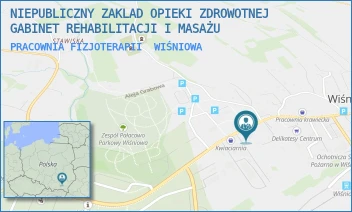 PRACOWNIA FIZJOTERAPII - NIEPUBLICZNY ZAKLAD OPIEKI ZDROWOTNEJ GABINET REHABILITACJI I MASAŻU - AGATA JURASZ - WIŚNIOWA 251,  WIŚNIOWA