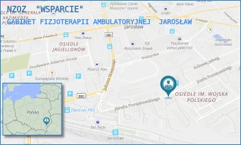 GABINET FIZJOTERAPII AMBULATORYJNEJ - NZOZ  "WSPARCIE" - UL. JÓZEFA PONIATOWSKIEGO 53/3,  JAROSŁAW