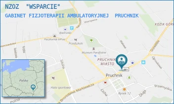 GABINET FIZJOTERAPII AMBULATORYJNEJ - NZOZ  "WSPARCIE" - UL. JANA PAWŁA II 3,  PRUCHNIK