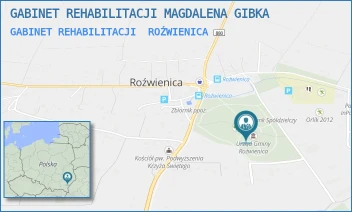 GABINET REHABILITACJI - GABINET REHABILITACJI MAGDALENA GIBKA - ROŹWIENICA 1A,  ROŹWIENICA