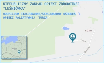 HOSPICJUM STACJONARNE/STACJONARNY OŚRODEK OPIEKI PALIATYWNEJ - NIEPUBLICZNY ZAKŁAD OPIEKI ZDROWOTNEJ "LEŚNIÓWKA" - TURZA 242,  TURZA
