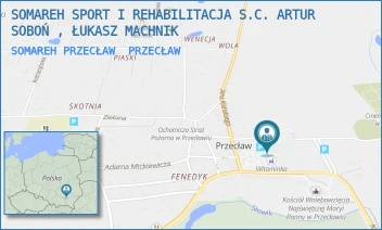 SOMAREH PRZECŁAW - SOMAREH SPORT I REHABILITACJA S.C. ARTUR SOBOŃ , ŁUKASZ MACHNIK - RYNEK 8,  PRZECŁAW