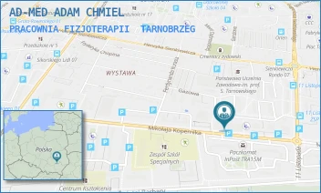 PRACOWNIA FIZJOTERAPII - AD-MED ADAM CHMIEL - UL. MIKOŁAJA KOPERNIKA 19/68,  TARNOBRZEG