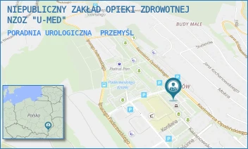 PORADNIA UROLOGICZNA - NIEPUBLICZNY ZAKŁAD OPIEKI ZDROWOTNEJ NZOZ "U-MED" - UL. KAZIMIERZA OPALIŃSKIEGO 13,  PRZEMYŚL